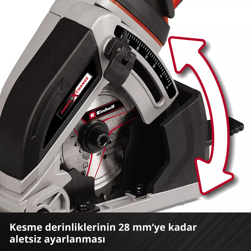 Einhell TE-CS 18/89 Li Akülü Mini Daire Testere (Solo) - 4331100