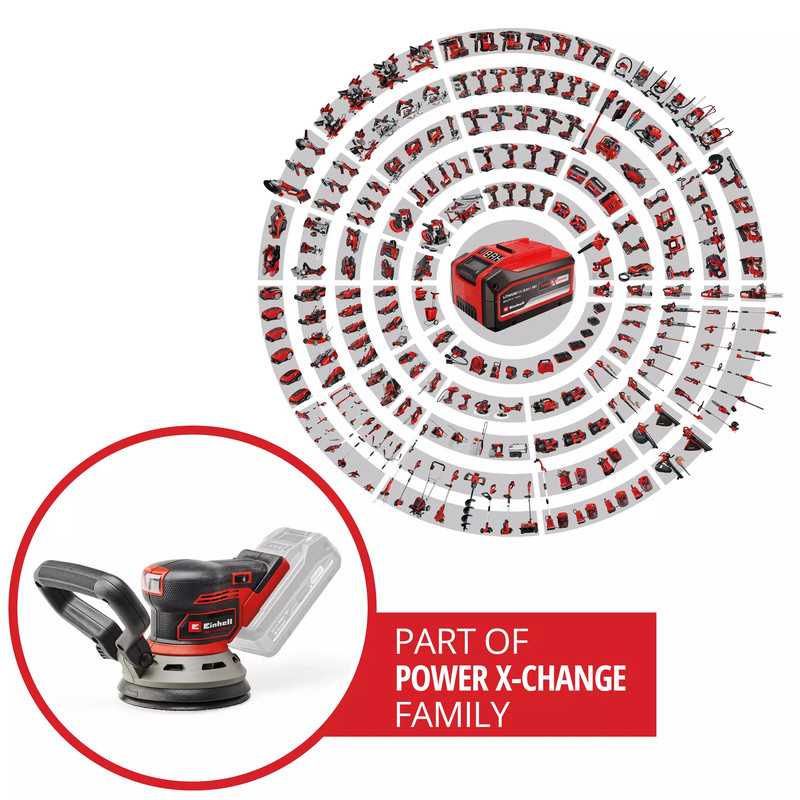 Einhell TP-RS 18/32 Li BL Akülü Eksantirik Zımpara (Solo) - 4462020