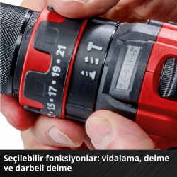 Einhell TE-CD 18/44 Li-i Akülü Darbeli Matkap (1x2,5Ah) - 4514287